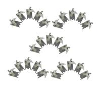 Homoyoyo 25pièces Clips Étagère Armoire Métal Clip De Remplacement Étagère De Réfrigérateur De Support Pour Congélateur