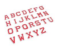 Homoyoyo 26pièces Patchs à Coudre Avec Lettres Anglaises Noirs Et Blancs Appliques De Broderie Pour Vêtements Robes Chapeaux Jeans Accessoires De Bricolage