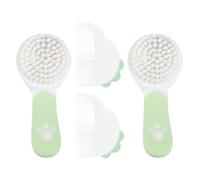 Homoyoyo 2ensemble Brosse Et Peigne Pour Garçon Fille Ensemble De Soins Capillaires Poils Doux Né Démêlage Facile De Naissance