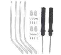 Homoyoyo 2ensembles Lunettes Remplacement Branches Kit Pieces Rechange Derapant Confortables Compatible Lunettes Vue Soleil Lecture