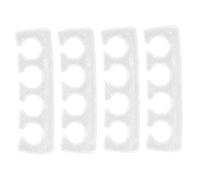 Homoyoyo 2paires Séparateurs Orteils Silicone Souple pour Pédicure Gel Soin des Ongles Outils de Manucure Pédicure