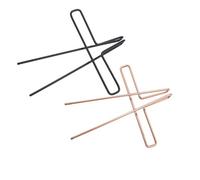 Homoyoyo 2pcs Clips Porte-partitions en Acier pour Musique, Fixation Pratique des Pages de Partition, pour Environnement Venteux et Notes de Sermon