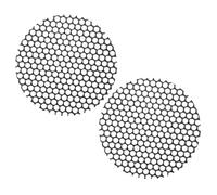 Homoyoyo 2pcs Hair Dryer Rear Cover Replacement, 1.8 Inch Round Ventilation Mesh End Cap, Nylon Dust Protection Filter, Home Hair Care Maintenance