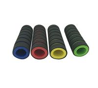Homoyoyo 2pcs Poignées De Bicyclette en Mousse Éponge Antidérapantes pour Guidon - Protection Idéale pour Vélos Enfants Et Trottinettes Rouge Et Noir