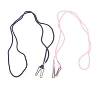 Homoyoyo 2pcs Sangles de Moufles en Nylon pour Garçon et Filles, Cordon Antidérapant Pratique et Lavable, Activités Hivernales en Extérieur