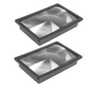 Homoyoyo 2pièces Amplificateur Écran Pliable Acrylique pour Téléphone De De Poche Support pour Visionnage De Films Et Vidéos