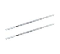 Homoyoyo 2pièces Barre De Mélange Cosmétique Acier Inoxydable Outil Maquillage Teint Et Facile à Nettoyer Pour Fond De Teint Correcteur Et Pigments Usage Professionnel Et Domestique