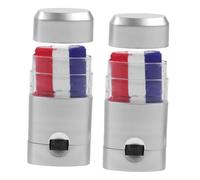 Homoyoyo 2pièces Bâtons De Peinture Pour Visage Motif Drapeau Américain Rouge Blanc Bleu Décorations Du Maquillage Pour Sport Joueurs De Baseball Softball Peinture à Huile Sans Danger