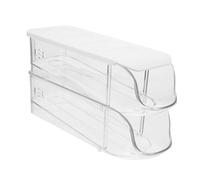 Homoyoyo 2pièces Boîte à Œufs Réfrigérateur Organisateur à Roulement Automatique Pour Conservation Œufs Rangement Pratique Pour Réfrigérateur Avec Design Spécialement Conçu Pour