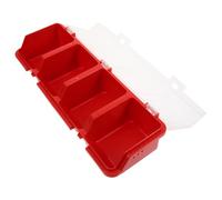 Homoyoyo 2pièces Boîte De Rangement Plastique pour Vis Organisateur De Boulons Et Accessoires avec Couvercles Compartiments Et Empilables pour Atelier Et Bricolage