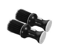 Homoyoyo 2pièces Brosse De Barbier Et Plumeau Pour Hommes Kit De Brosses Pour Coiffeur Nettoyage Nuque Et Moustache