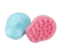 Homoyoyo 2pièces Brosse De Massage Pour Chevelu Set De Brosses Nettoyantes Pour Cheveux Brosse De Shampoing Pour Lavage Et Massage