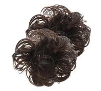Homoyoyo 2pièces Chignon Avec Pince Et Décoiffé Pour Cheveux Ondulés Et Bouclés Extensions De Cheveux Accessoires Pour Femme
