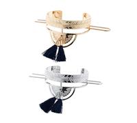 Homoyoyo 2pièces Chignon Manchette Pour Femme Support à Chignon Pinces à Cheveux Décoratives Lot