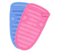 Homoyoyo 2pièces Exfoliant Double Face Pour Douche Élimine Peaux Mortes Et Impuretés Doux Pour Peau Sensible Lavable Et Résistant Pour Utilisation Répétée