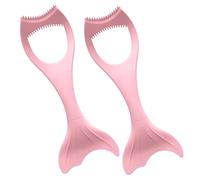 Homoyoyo 2pièces Lot De Applicateurs Eye-liner Réutilisables Silicone Outil Professionnel Pour Cils Et Ombre à Paupières