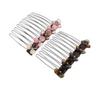 Homoyoyo 2pièces Peigne à Fleurs pour Femmes Pinces à Cheveux Décoratifs Accessoires Floraux Peignes de Coiffure Épingles à Cheveux Lot de Barrettes