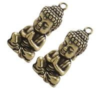 Homoyoyo 2pièces Pendentif Bouddha Délicat Décoration Suspendue De Bouddha Ornement Décoratif De
