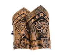 Homoyoyo 2pièces Plastron Bronze avec Bouclier Dragon pour Accessoires De Pirate Et Support Mural Simple pour