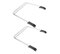 Homoyoyo 2Pièces Repose Rétractable Inoxydable Pédale de Chaise Pratique pour Accessoire de Chaise Remplaçable