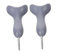 Homoyoyo 2pièces Stylos Braille Pour Apprendre Écriture Tactile Outils Aide Pour Aveugles Et Malvoyants Stylets Écriture Pour Personnes Âgées Et Aveugles Lot De Gris