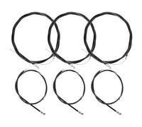 Homoyoyo 3 Ensembles Câble de Frein Vélo Noir en Plastique et Métal, Protège la Durite Câble Intérieur, Adapté la Plupart des Conditions Météorologiques Pratique du Vélo