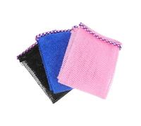 Homoyoyo 3 Pièces African Scrub Net Éponge Exfoliante pour Bain Multifonctionnel pour Hommes et Femmes Accessoire de Nettoyage Corporel pour Sauna et Salle de Bain