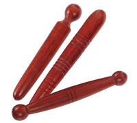 Homoyoyo 3 pièces Bâtons de Massage Bois Naturel pour Acupression et Réflexologie Plantaire Outil Manuel Pratique pour Massage Détente Musculaire