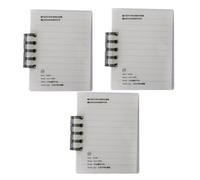 Homoyoyo 3 Pièces Bloc-notes de Vocabulaire de Poche Blanc à Spirale