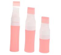 Homoyoyo 3 pièces Bouteilles de Voyage Silicone Souple Réservoirs Rechargeables pour Shampooing Lotion et Soins Personnels Légères et Compactes pour Déplacements