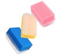 Homoyoyo 3 pièces Brosse de Bain Sensorielles pour Rose Bleu Jaune Outil Pratique pour Massages et Bain Brosse Douce pour de Toilette