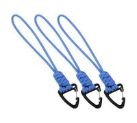 Homoyoyo 3 Pièces Dragon ne Porte-clés Anti-Perte avec Mousqueton | Lanière en Corde Compacte, pour Sports Extérieurs, Relier Accessoires, Usage Mobile et Cartes D'identité