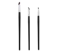 Homoyoyo 3 Pièces Eye Makeup Brush Set For Women Soft Bristles Flat Eyeliner Brush Eyeshadow Blending Contouring And Detailing Tools