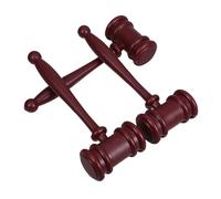 Homoyoyo 3 Pièces Gavel de Juge Plastique pour Halloween Accessoires de Costume pour à Thème Avocat Performances de Scène et Jeux de Rôle