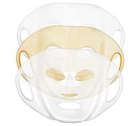Homoyoyo 3 Pièces Housses Masque Visage Silicone Réutilisables avec Crochets Hydratantes pour Soins Beauté Salon ou Usage Personnel
