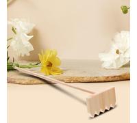 Homoyoyo 3 pièces Mini Bamboo Zen Garden Rake Set Small Rake for Meditation and Mindfulness Home Office Tabletop Decor