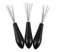 Homoyoyo 3 Pièces Mini Outil de Nettoyage pour Brosse à Cheveux Griffe Portable pour Enlever Cheveux et Poussière Accessoire Pratique pour Salon et Usage Domestique