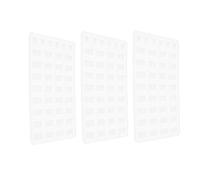 Homoyoyo 3 Pièces Miniature Silicone Brick Molds For Model Building Supplies Precise Textured Mini Brick Mold For Diy Table Dollhouse And Landscape Projects