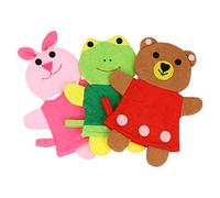 Homoyoyo 3 Pièces Moufles De Bain Pour Garçon Fille Et Tout-petits Animal De Dessin Animé Lot D'éponges De Bain