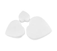 Homoyoyo 3 pièces Moules Pâtisserie Mousse Forme Cœur Modèles Gâteaux Numérotés Réutilisables pour Décoration Fondant et Pratique de Glaçage