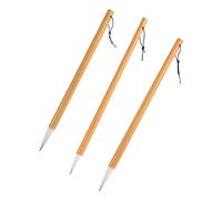 Homoyoyo 3 pièces Pinceaux de Calligraphie Chinoise pour Débutants Pinceaux à Poils Fins Durables Faciles à Nettoyer et Adaptés Peinture et Au Dessin