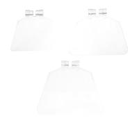 Homoyoyo 3 pièces Protège Yeux Transparent pour Banc Accessoire pour Outil Électrique Bouclier de Protection Facile à Installer pour Atelier