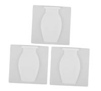 Homoyoyo 3 Pièces Support De Fleurs Séchées Vase Mural Vase De Fleurs Suspendu White