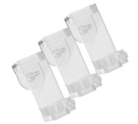 Homoyoyo 3 Pièces Support Mural Hauteur 7cm en Acrylique Pince Haute Résistance Espace de Fixation 6mm pour Aquarium à Pression Négative pour Laboratoires et Salles D'expérimentation