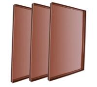 Homoyoyo 3 pièces Tapis Silicone Déshydratant avec Bord Relevé Résistant Haute Température Réutilisable pour Séchage Fruits Viandes et Légumes Au Four et Déshydrateur