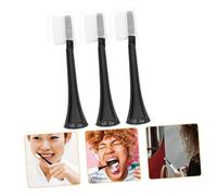 Homoyoyo 3 pièces Têtes de Brosse à Dents Électriques Souples Rechange Compatible pour Brosse Électrique Poils Ultra Souples Protègent Gencives Nettoyage Précis et Détail Accessoires
