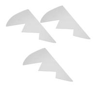 Homoyoyo 3 Pièces Transparent Acrylic Christmas Tree Quilting Templates For DIY Holiday Crafts Wear Resistant Sewing Stencils For Precise Patchwork And Xmas Decoration