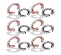 Homoyoyo 30 Pièces Bandeaux Élastiques pour Cheveux de Peignes Flexibles Accessoires Pratiques pour Maîtriser Cheveux Égarés Lors des Activités Extérieures et