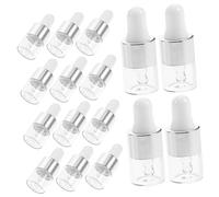 Homoyoyo 30 pièces Bouteilles Verre Transparent avec Pipette Lot de Flacons Compte Gouttes pour Échantillons de Parfum et Huiles Essentielles