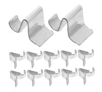 Homoyoyo 30 Pièces Clips de Fixation pour Étagère Inoxydable Supports Universels pour Cloisons de Meubles et Étagères de Cuisine Résistants et Faciles à Installer